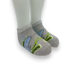 Fashion, accesorii si bijuterii - Copii - Lenjerie si pijamale copii - Sosete si dresuri copii - Sosete scurte cu model rechin pentru copii, gri 8-9 ani - Infinity.ro