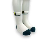 Fashion, accesorii si bijuterii - Copii - Lenjerie si pijamale copii - Sosete si dresuri copii - Sosete clasice cu dungi pentru copii, alb 6-7 ani - Infinity.ro