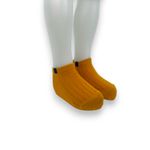 Fashion, accesorii si bijuterii - Copii - Lenjerie si pijamale copii - Sosete si dresuri copii - Sosete scurte cu dungi pentru copii, galben 2-3 ani - Infinity.ro