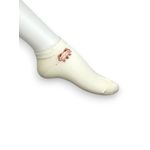 Fashion, accesorii si bijuterii - Femei - Lenjerie si pijamale femei - Sosete si ciorapi femei - Set de 5 perechi sosete din bumbac cu model si volananse pentru femei, - Infinity.ro