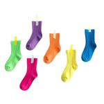 Fashion, accesorii si bijuterii - Copii - Lenjerie si pijamale copii - Sosete si dresuri copii - Sosete colorate pentru copii Verde Lime 1-4 ani - Infinity.ro