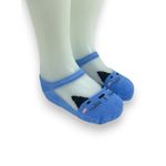 Fashion, accesorii si bijuterii - Copii - Lenjerie si pijamale copii - Sosete si dresuri copii - Sosete tip balerini cu model animalute pentru copii, albastru 6-7 ani - Infinity.ro