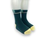 Fashion, accesorii si bijuterii - Copii - Lenjerie si pijamale copii - Sosete si dresuri copii - Sosete clasice cu dungi pentru copii, verde 6-7 ani - Infinity.ro