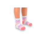 Fashion, accesorii si bijuterii - Copii - Lenjerie si pijamale copii - Sosete si dresuri copii - Sosete scurte cu dungi si buline pentru copii, multicolore 12-18 luni - Infinity.ro