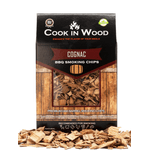 Casa si Gradina - Gradina si terasa - Gratare si accesorii - Accesorii gratare - Aschii pentru afumare din lemn de stejar, infuzat cu aroma de Cognac, chips-uri 900 grame - Infinity.ro