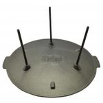 Casa si Gradina - Gradina si terasa - Gratare si accesorii - Gratare de gradina - Disc pentru gratar, fonta, cu picioare, 45x23 cm, Perfect Home - Infinity.ro