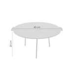 Casa si Gradina - Gradina si terasa - Gratare si accesorii - Gratare de gradina - Disc pentru gratar, fonta, cu picioare, 45x23 cm, Perfect Home - Infinity.ro