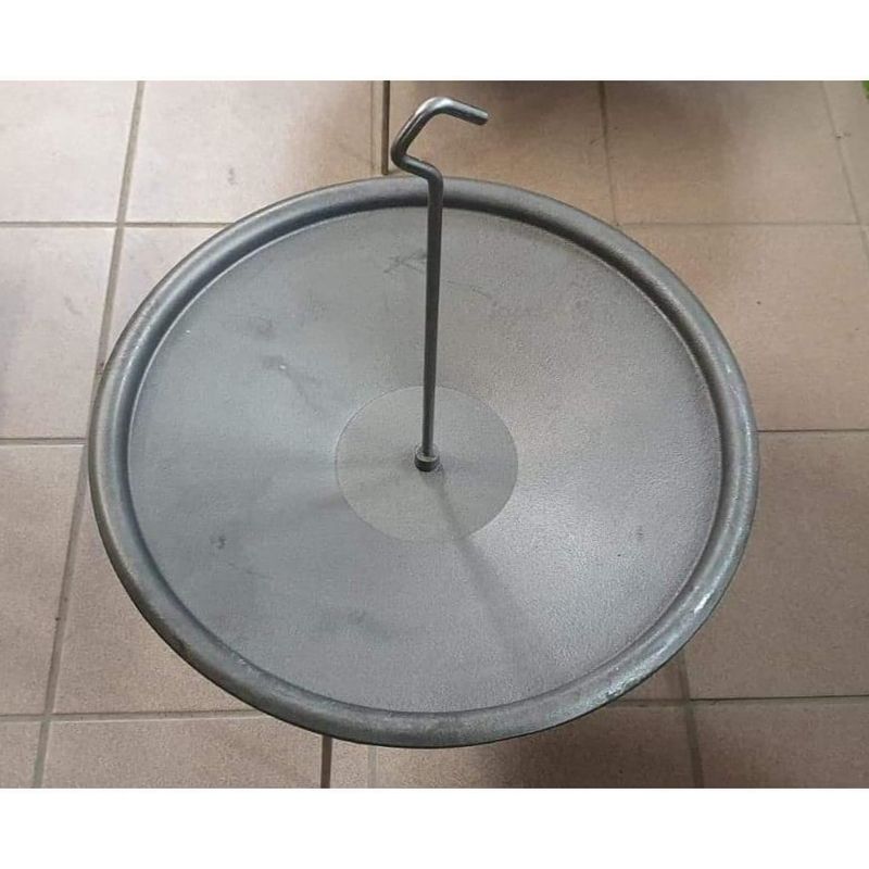 Casa si Gradina - Gradina si terasa - Gratare si accesorii - Gratare de gradina - Disc pentru gratar, fonta, tip grill, cu picioare si agatator, 50 cm, Barbeque - Infinity.ro