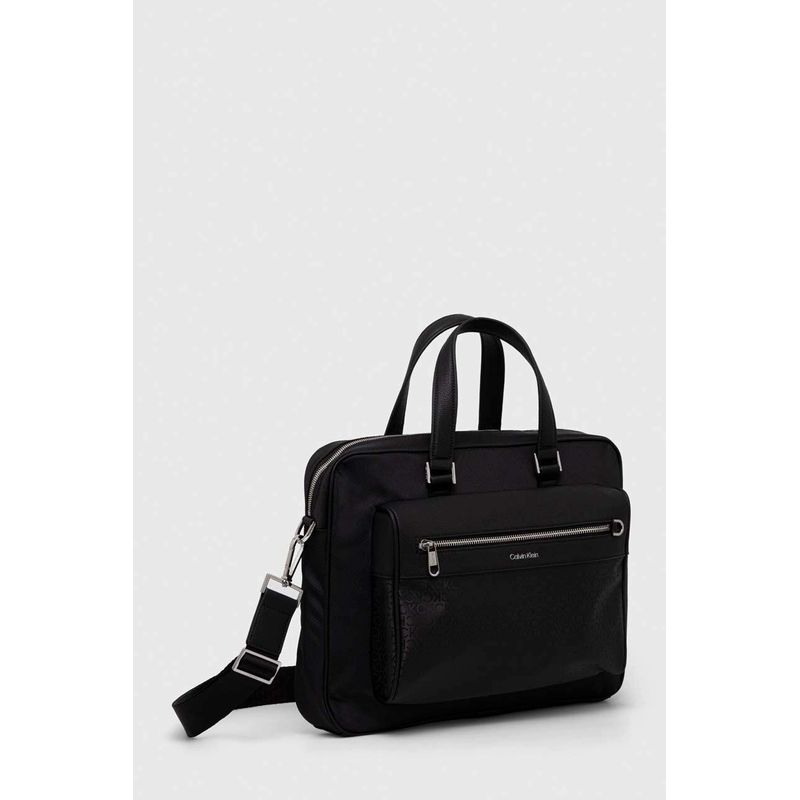 Laptop, Telefoane si Tablete - Laptopuri si accesorii - Accesorii Laptop - Genti laptop - Geanta pentru laptop Calvin Klein Elevated Laptop Bag W/Pckt K50K510582 Negru 39 x 28 x 7 cm - Infinity.ro