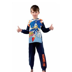 Pijamale copii Sonic SC40G7214, Albastru