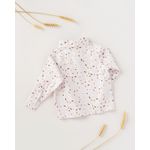 Fashion, accesorii si bijuterii - Copii - Imbracaminte copii - Treninguri si compleuri copii - Camasa alba cu model abstract maro cu crem 80 cm - Infinity.ro