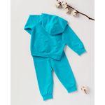Fashion, accesorii si bijuterii - Copii - Imbracaminte copii - Treninguri si compleuri copii - Set cu hanorac si pantaloni sport din bumbac albastru 92 cm - Infinity.ro