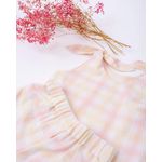 Fashion, accesorii si bijuterii - Copii - Imbracaminte copii - Treninguri si compleuri copii - Compleu de vara, din in, cu bluza cu bretele si pantaloni scurti 92 cm - Infinity.ro