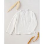 Fashion, accesorii si bijuterii - Copii - Imbracaminte copii - Bluze si camasi copii - Camasa din muselina alba 80 cm - Infinity.ro