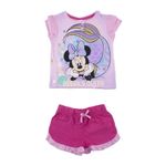 Fashion, accesorii si bijuterii - Copii - Lenjerie si pijamale copii - Pijamale copii - Pijama maneca scurta Minnie Mouse EV2085100B 122 CM 7 ani Roz/Fucsia - Infinity.ro