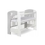 Casa si Gradina - Mobilier - Mobilier copii - Patuturi copii - Patut lemn copii Klups Nel Heart Alb Gri - Infinity.ro