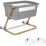 Casa si Gradina - Mobilier - Mobilier copii - Patuturi copii - Patut 3 in 1 co-sleeping Skiddou Natt, Normandic Wood, Wood-gri - Infinity.ro