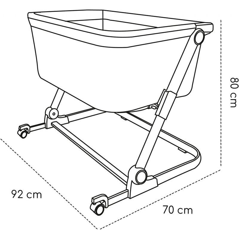 Casa si Gradina - Mobilier - Mobilier copii - Patuturi copii - Patut 3 in 1 co-sleeping Skiddou Natt, Normandic Wood, Wood-gri - Infinity.ro