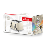 Electronice si Electrocasnice - Electrocasnice bucatarie - Preparare paine - Prajitoare de paine - Prajitor paine Retro Zilan ZLN1214, 4 felii de paine, 1500W, 6 trepte, dezghetare, reincalzire, picioare antiderapante - Infinity.ro