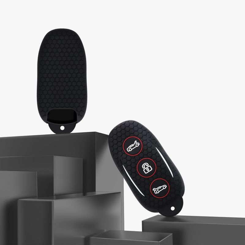 Auto si Moto - Electronice auto - Accesorii electronice auto - Husa Cheie Auto pentru Tesla - Model S - Smart Key, kwmobile, Silicon, Negru, 49066.01 - Infinity.ro
