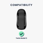 Auto si Moto - Electronice auto - Accesorii electronice auto - Husa Cheie Auto pentru Tesla - Model S - Smart Key, kwmobile, Silicon, Negru, 49066.01 - Infinity.ro