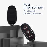 Auto si Moto - Electronice auto - Accesorii electronice auto - Husa Cheie Auto pentru Tesla - Model S - Smart Key, kwmobile, Silicon, Negru, 49066.01 - Infinity.ro