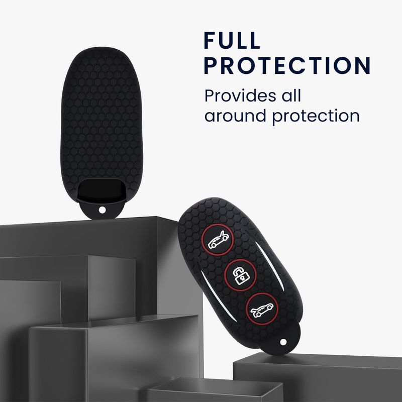 Auto si Moto - Electronice auto - Accesorii electronice auto - Husa Cheie Auto pentru Tesla - Model S - Smart Key, kwmobile, Silicon, Negru, 49066.01 - Infinity.ro