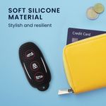 Auto si Moto - Electronice auto - Accesorii electronice auto - Husa Cheie Auto pentru Tesla - Model S - Smart Key, kwmobile, Silicon, Negru, 49066.01 - Infinity.ro