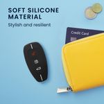 Auto si Moto - Electronice auto - Accesorii electronice auto - Husa Cheie Auto pentru Ford - 3 Butoane - Keyless Go, Silicon, Negru, 53133.05 - Infinity.ro