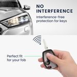 Auto si Moto - Electronice auto - Accesorii electronice auto - Husa Cheie Auto Kwmobile pentru Dacia/Renault 2 Butoane, Gri/Negru, Silicon, KWM0000253B001C - Infinity.ro