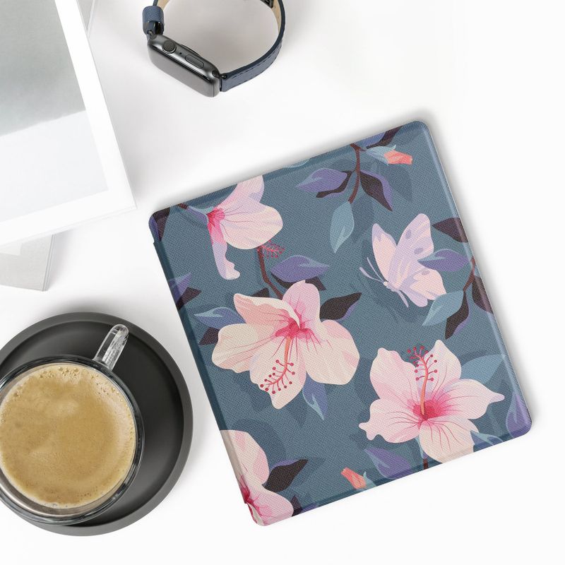 Laptop, Telefoane si Tablete - Ebook reader si accesorii - Accesorii eBook Reader - Husa Kwmobile pentru Amazon Kindle Oasis 10, Multicolor, Piele ecologica, 49417.43 - Infinity.ro