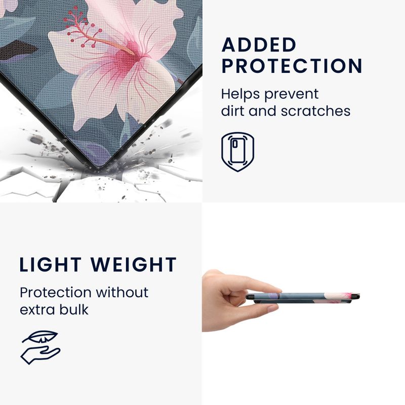 Laptop, Telefoane si Tablete - Ebook reader si accesorii - Accesorii eBook Reader - Husa Kwmobile pentru Amazon Kindle Oasis 10, Multicolor, Piele ecologica, 49417.43 - Infinity.ro