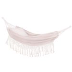 Casa si Gradina - Gradina si terasa - Balansoare si hamace - Hamace si suporturi - Hamac dublu, cu franjuri si 2 perne, bej, max 200 kg, 200x150 cm, Springos - Infinity.ro