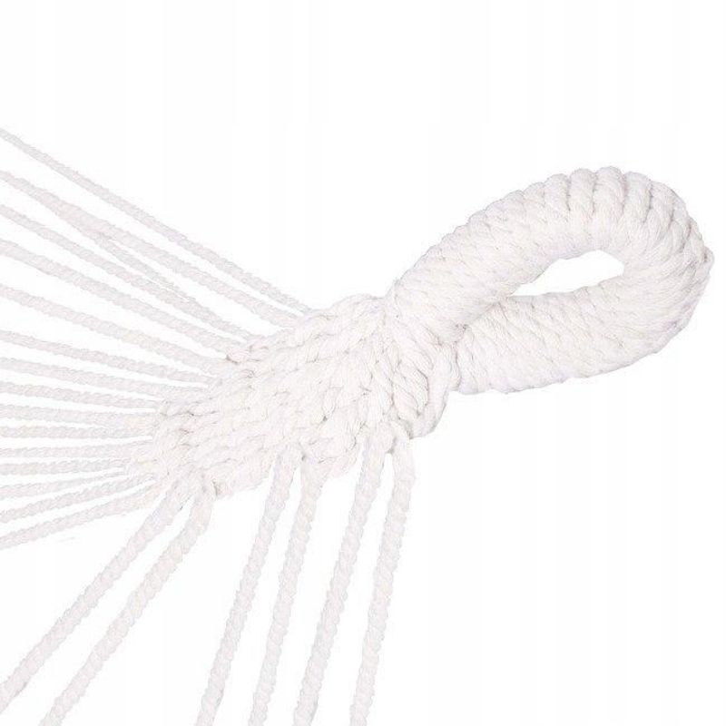 Casa si Gradina - Gradina si terasa - Balansoare si hamace - Hamace si suporturi - Hamac dublu, cu franjuri si 2 perne, bej, max 200 kg, 200x150 cm, Springos - Infinity.ro