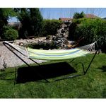 Casa si Gradina - Gradina si terasa - Balansoare si hamace - Hamace si suporturi - Suport hamac, max 100 kg, 280x72x110 cm, Viktor - Infinity.ro