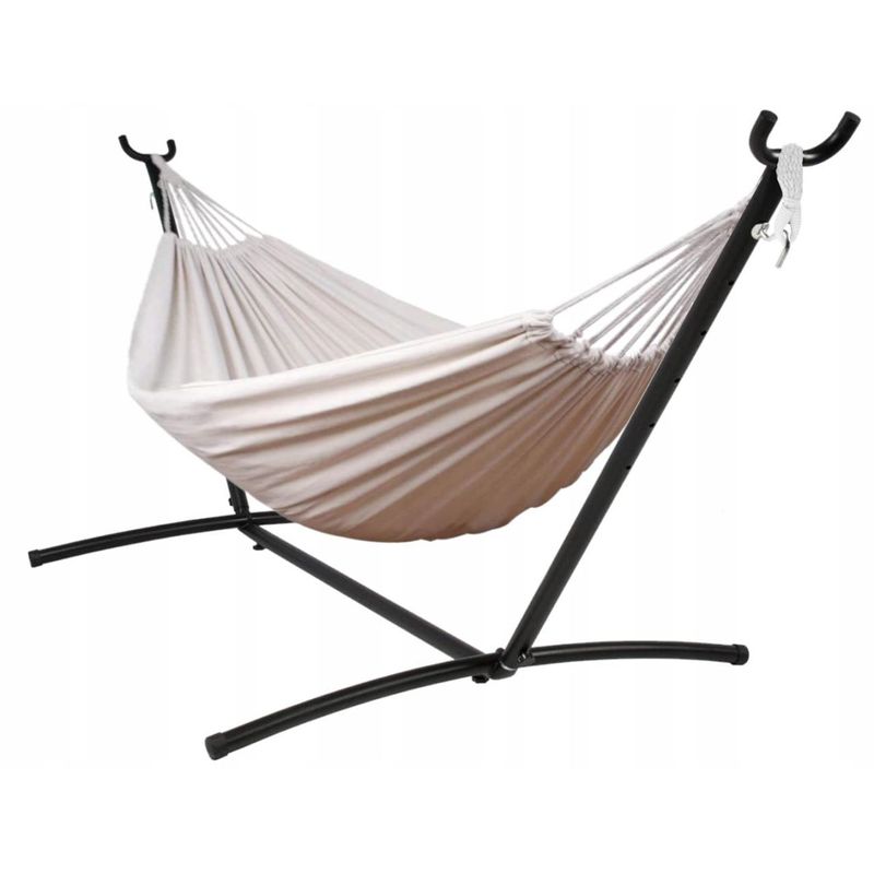 Casa si Gradina - Gradina si terasa - Balansoare si hamace - Hamace si suporturi - Suport hamac, max 150 kg, 260x107x100 cm - Infinity.ro