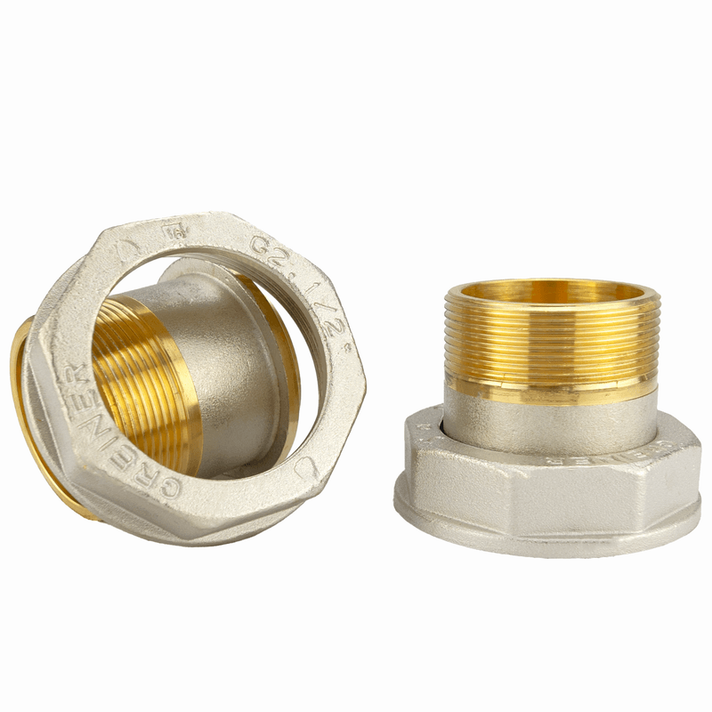 Casa si Gradina - Termice - Centrale termice si accesorii - Accesorii incalzire - Sistem prindere contor gaz G25 2" 1/2, Proconstructo Group, doua bucati olandezi din alama - Infinity.ro
