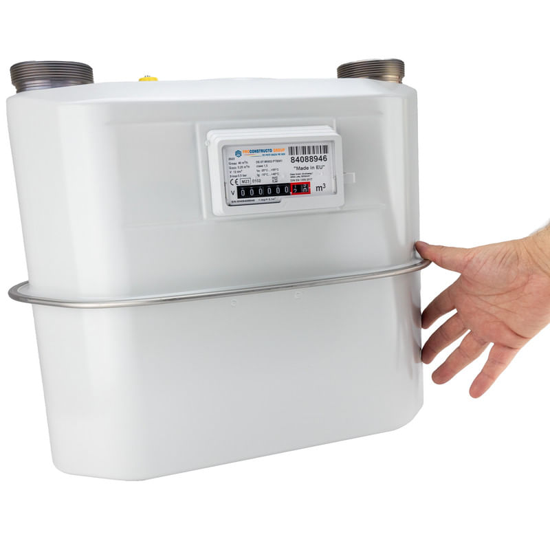 Casa si Gradina - Termice - Centrale termice si accesorii - Accesorii incalzire - Contor de gaz G25 mecanic 40 mc/h, Proconstructo Group, 335 mm intre axe, racorduri 2" 1/2 - Infinity.ro