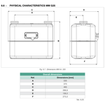Casa si Gradina - Termice - Centrale termice si accesorii - Accesorii incalzire - Contor de gaz G25 mecanic 40 mc/h, Proconstructo Group, 335 mm intre axe, racorduri 2" 1/2 - Infinity.ro