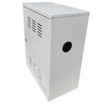 Casa si Gradina - Termice - Centrale termice si accesorii - Accesorii incalzire - Firida 50x40x25 cm, Proconstructo Group, cutie pentru contor de gaz si regulator, gri, din tabla, cu 2 orificii - Infinity.ro