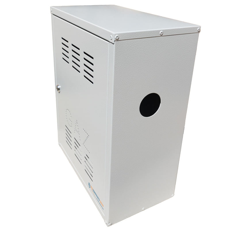 Casa si Gradina - Termice - Centrale termice si accesorii - Accesorii incalzire - Firida 50x40x25 cm, Proconstructo Group, cutie pentru contor de gaz si regulator, gri, din tabla, cu 2 orificii - Infinity.ro