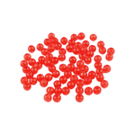 Casa si Gradina - Decoratiuni - DIY - Articole mercerie - Set 250 margele plastic Cracked, diametru 6 mm, 30 g, Rosu - Infinity.ro