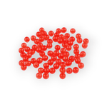 Casa si Gradina - Decoratiuni - DIY - Articole mercerie - Set 250 margele plastic Cracked, diametru 6 mm, 30 g, Rosu - Infinity.ro