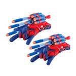 Jucarii, Copii si Bebe - Jucarii si jocuri - Jucarii de rol - Masti si costume copii - Set costum Spiderman KidMania® cu muschi si doua manusi lansator cu ventuze din burete pentru copii 5-7 ani 110 - 120 cm - Infinity.ro