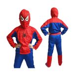 Jucarii, Copii si Bebe - Jucarii si jocuri - Jucarii de rol - Masti si costume copii - Set costum Spiderman KidMania® cu doua manusi lansator cu ventuze pentru copii 5-7 ani 110 - 120 cm - Infinity.ro