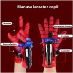Jucarii, Copii si Bebe - Jucarii si jocuri - Jucarii de rol - Masti si costume copii - Set doua manusi lansator Spiderman cu ventuze KidMania® pentru copii - Infinity.ro