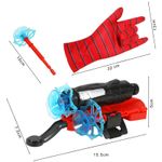 Jucarii, Copii si Bebe - Jucarii si jocuri - Jucarii de rol - Masti si costume copii - Set doua manusi lansator Spiderman cu ventuze KidMania® pentru copii - Infinity.ro