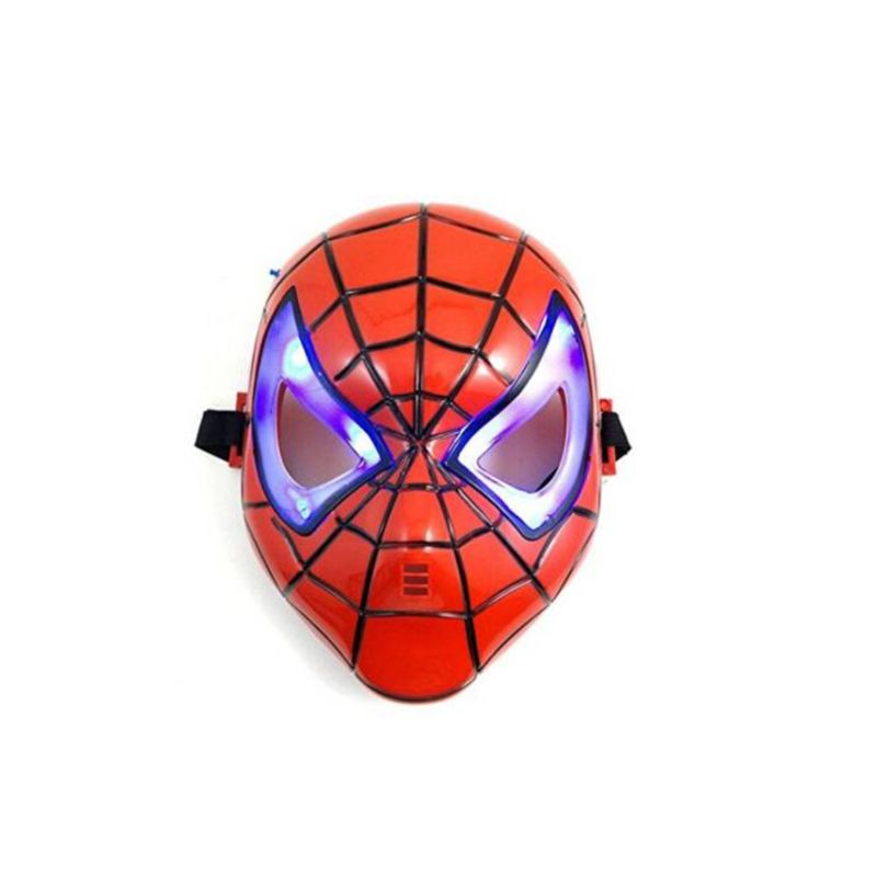 Jucarii, Copii si Bebe - Jucarii si jocuri - Jucarii de rol - Masti si costume copii - Set costum Spiderman KidMania® si masca cu lumini pentru copii 3-5 ani 100 - 110 cm - Infinity.ro