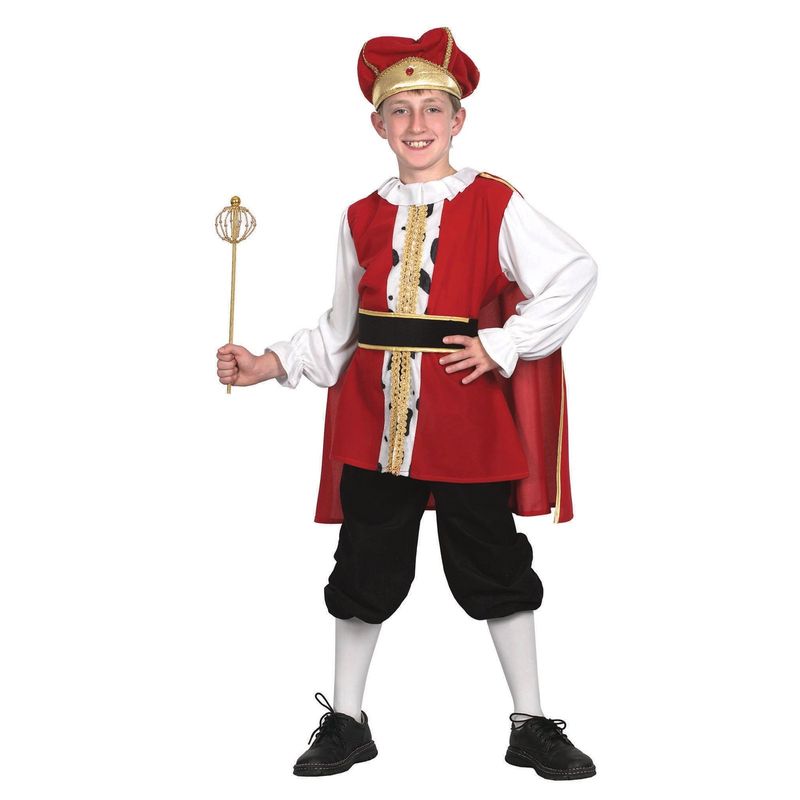 Jucarii, Copii si Bebe - Jucarii si jocuri - Jucarii de rol - Masti si costume copii - Costum rege medieval KidMania® pentru baieti 6-8 ani 116-128 cm - Infinity.ro