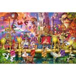 Jucarii, Copii si Bebe - Jucarii si jocuri - Jocuri si puzzle - Puzzle - Puzzle trefl din lemn 500+1 piese lumea magica - Infinity.ro